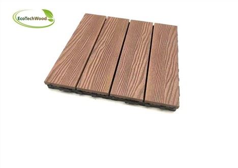 Interlock Outdoor DIY giliai reljefinė kompozicinė denio plytelė