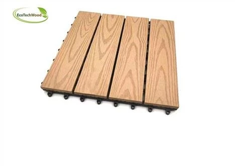 Atsparus nusidėvėjimui, mažai priežiūros reikalaujantis WPC Composite DeckTile